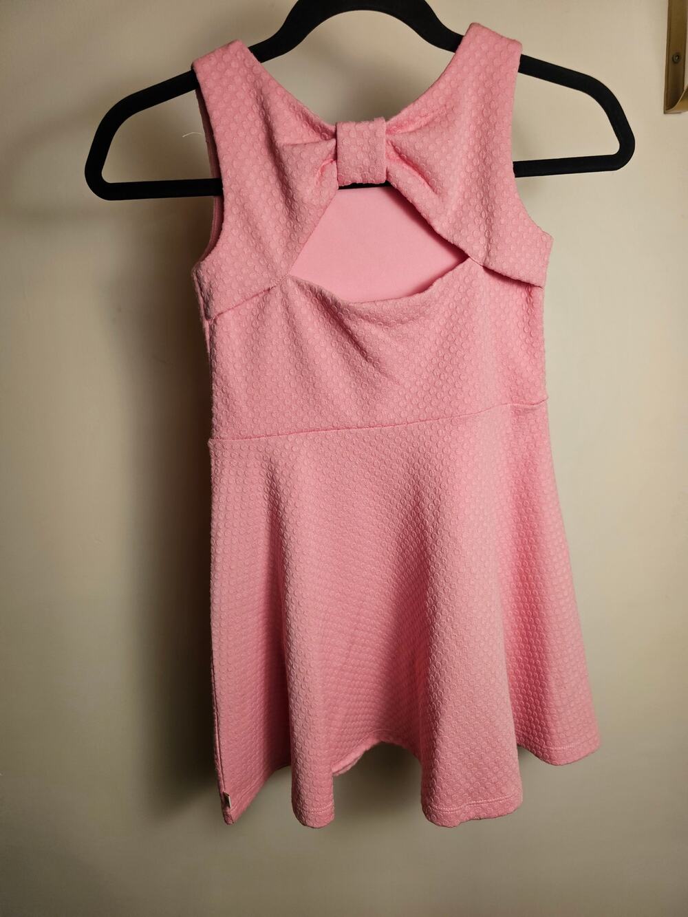 Kate Spade Classic Fit and Flare Girls Dress With Bow Back